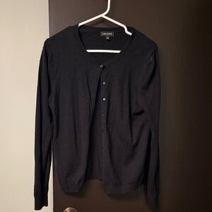Lord & Taylor Black Cardigan Sweater
